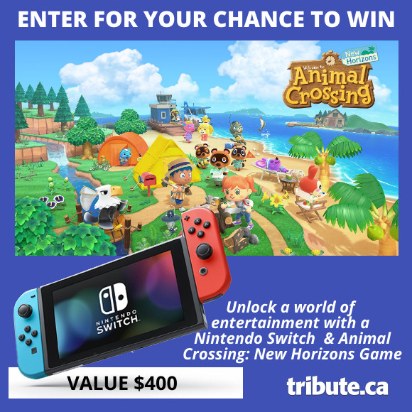 Enter to WIN Nintendo Switch & Animal Crossing: New Horizons Game
