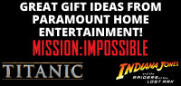 PARAMOUNT HOME ENTERTAINMENT GIFT GUIDE Contest