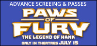 PAWS OF FURY: THE LEGEND OF HANK Advance Screening & Pass Contest