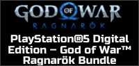 Showtimes PlayStation 5 Digital Edition – God of War Ragnarök Bundle sweepstakes