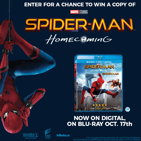 Spider-man Homecoming Blu-ray contest
