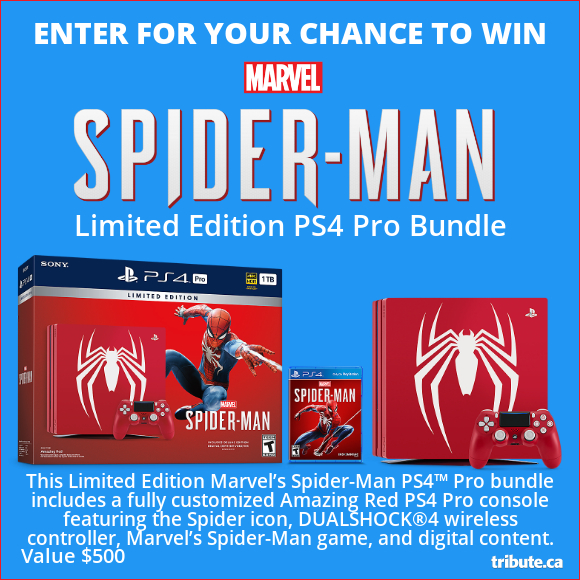 Spider-Man Limited Edition PS4 Pro Bundle contest