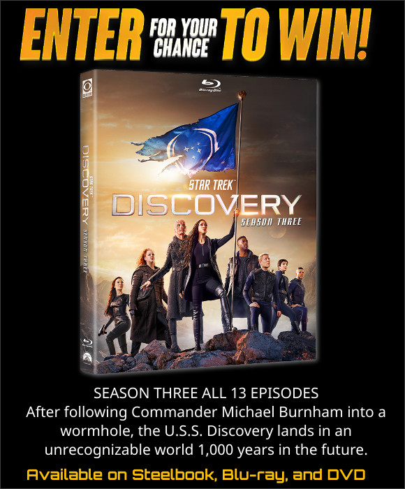 STAR TREK DISCOVERY Season 3 Blu-ray Contest STAR TREK DISCOVERY Season 3 Blu-ray Contest
