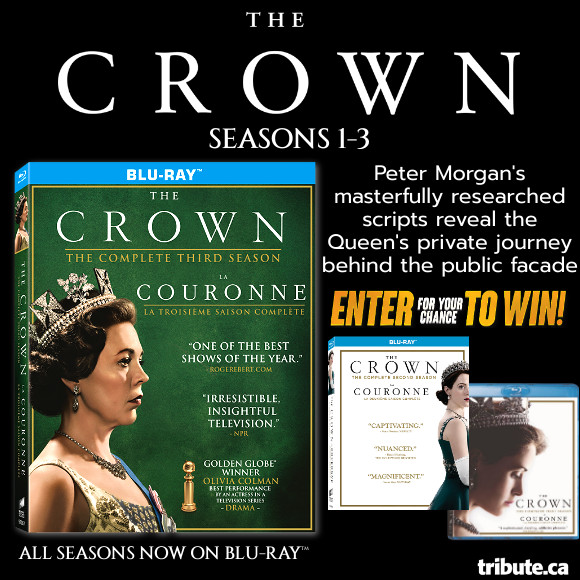 Enter for your chance to win The Crown Season 1-3 Blu-ray Contest