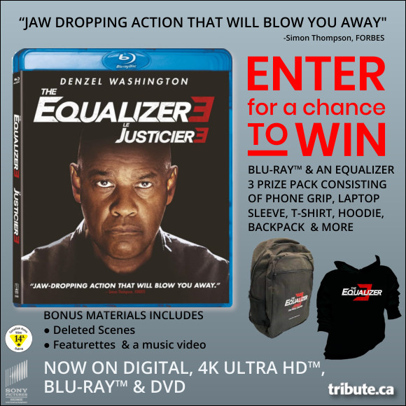 THE EQUALIZER 3 Blu-ray & Prize Pack Contest THE EQUALIZER 3 Blu-ray & Prize Pack Contest