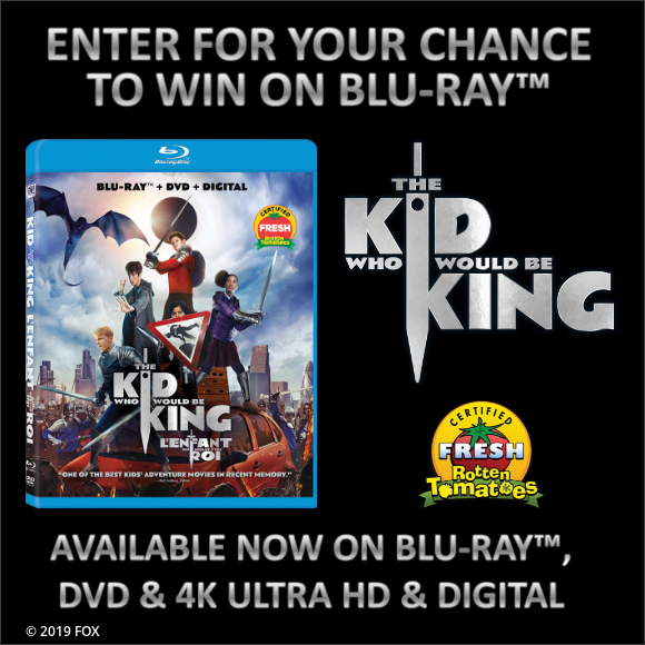 THE KID WHO WOULD BE KING Blu-ray contest