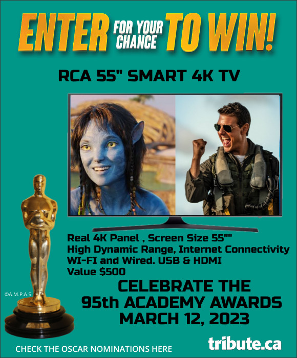 Tribute 2023 Oscar 55" Smart 4K TV Contest Contests and Promotions