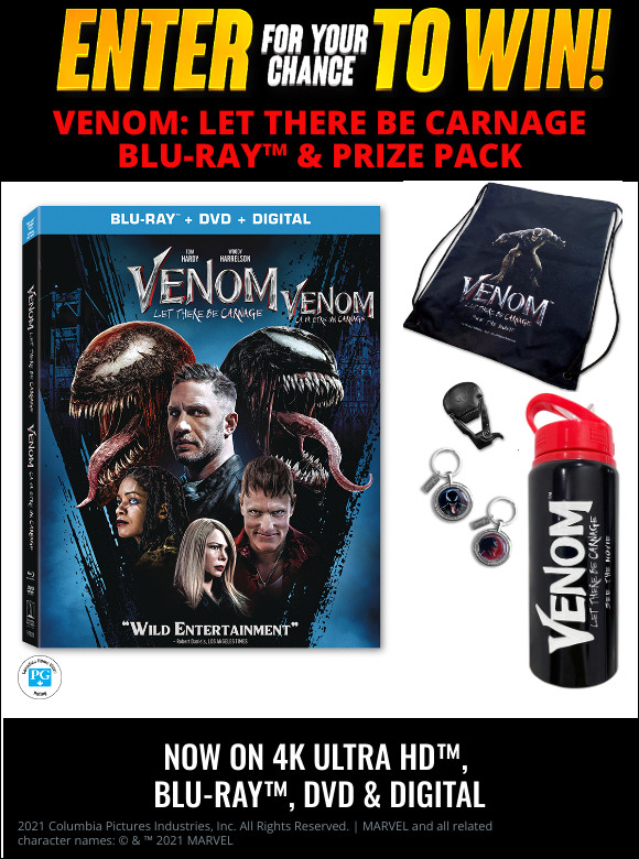 Venom: Let There Be Carnage Blu-ray & Prize Pack