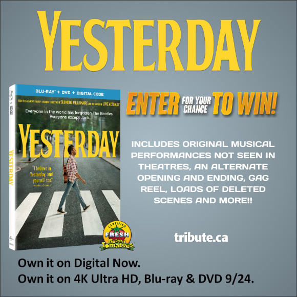 YESTERDAY Blu-ray contest