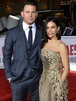 Channing Tatum and his wife Jenna Dewan Tatum