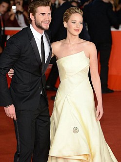 Jennifer Lawrence and Liam Hemsworth