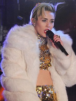 Miley Cyrus at Dick Clark`s New Year`s Rockin` Eve With Ryan Seacrest