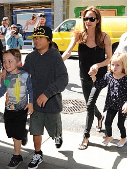 The Jolie-Pitt family