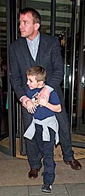 Guy Ritchie and son Rocco in London