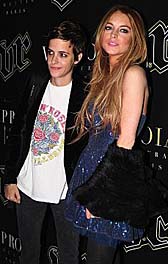 Samantha Ronson and Lindsay Lohan