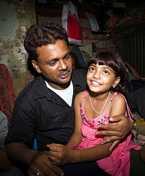 Rubina Ali and her father