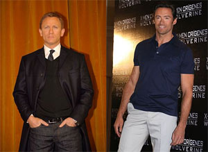 Daniel Craig & Hugh Jackman