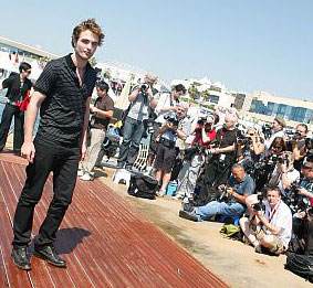 Rob Pattinson at Cannes May 19, 2009