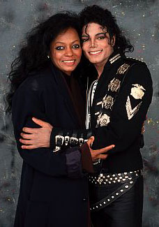 Diana Ross and Michael Jackson
