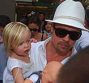 Brad Pitt and daughter Shiloh