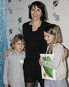 Sadie Frost with Rudy, 6 & Iris, 8