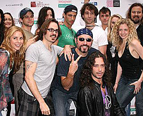 The Broadway cast of Rock of Ages