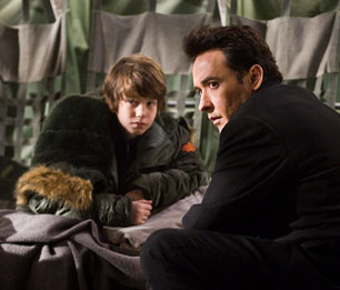 Liam James and John Cusack in 2012