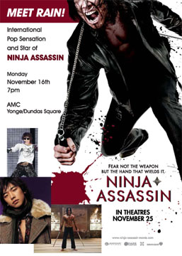 Meet Rain from Ninja Assassin