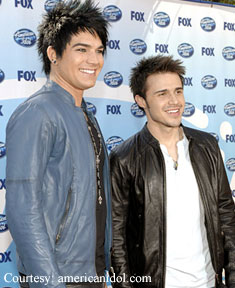 Adam Lambert and Kris Allen