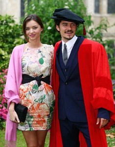 Bloom, with Kerr, receiving his honorary degree from the University of Kent