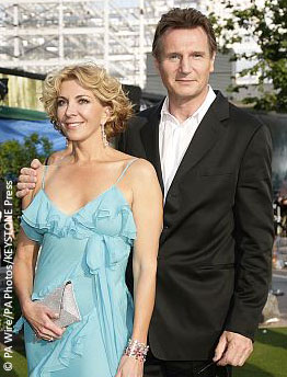 Natasha Richardson and Liam Neeson in 2008