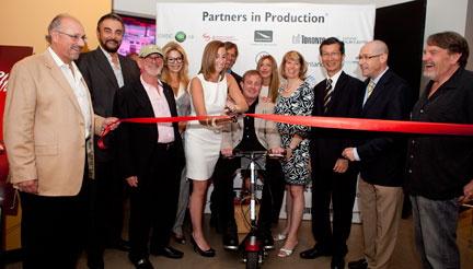 Norman Jewison at the opening of the William F. White Centre