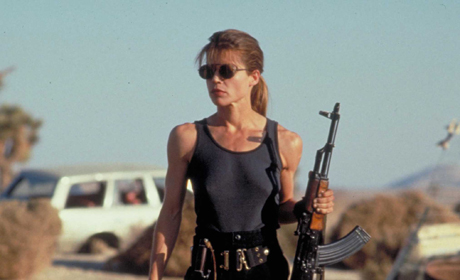 On the run from a killing machine, Linda Hamilton doesn’t just sit back and hope to be saved in Terminator. She does whatever she can to save herself and her future son, even if it means using heavy machinery.