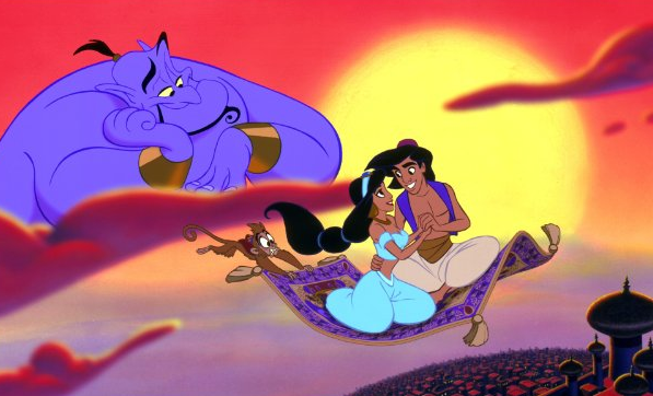 The first animated movie to gross more than $200 million, Aladdin is about a poor street urchin who meets a princess and falls in love with her. It featured the hit song “A Whole New World.”