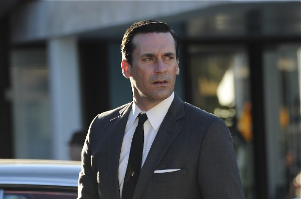 Don Draper is good at a lot of things, but parenting is not one of them. He relies on the women in his life to take on the task of childcare rather than being a hands-on dad himself. Jon Hamm plays the lazy father in Mad Men.