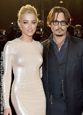 Amber Heard and Johnny Depp