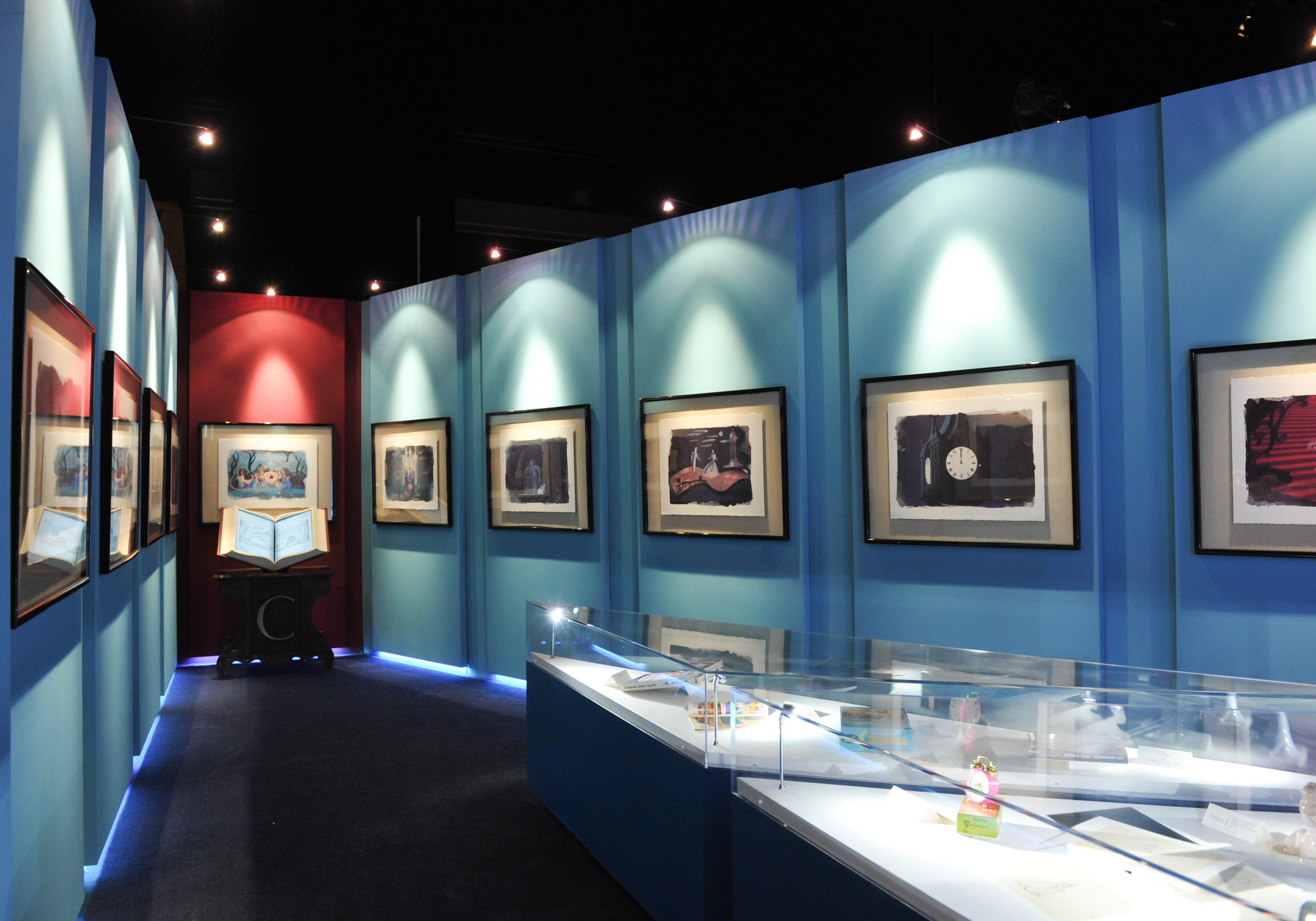 The exhibition also featured never-before-seen Disney archival artwork from the original 1950 movie.