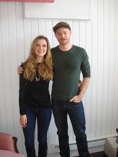 Sara Canning and Aaron Ashmore