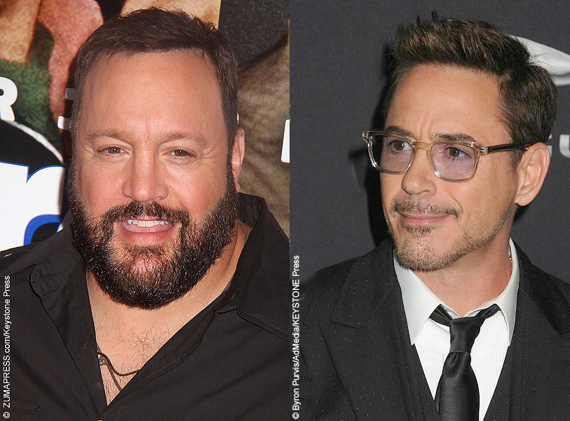 Robert Downey Jr. (April 4, 1965) and Kevin James (April 26, 1965) are both 49 – but Iron Man is in great shape. He has a certain boyish charm that’s just oh-so-appealing. And look at that hair! Who do you think is aging better?