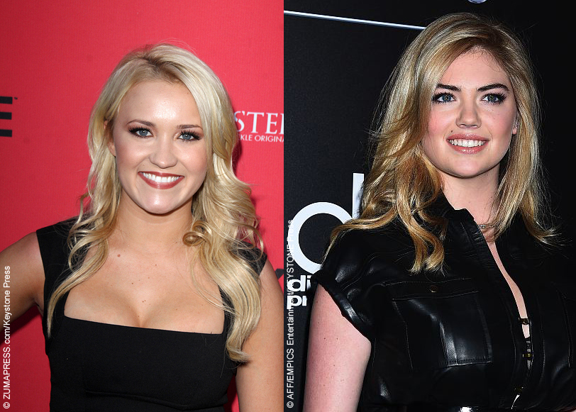 This one was a tough one. Even though both Emily Osment (March 10, 1992) and Kate Upton (June 10, 1992) are the same age, they both seem older than they are. But it’s Kate’s… buxomness that make it hard to believe she’s only 22. Tell us who you think is older!