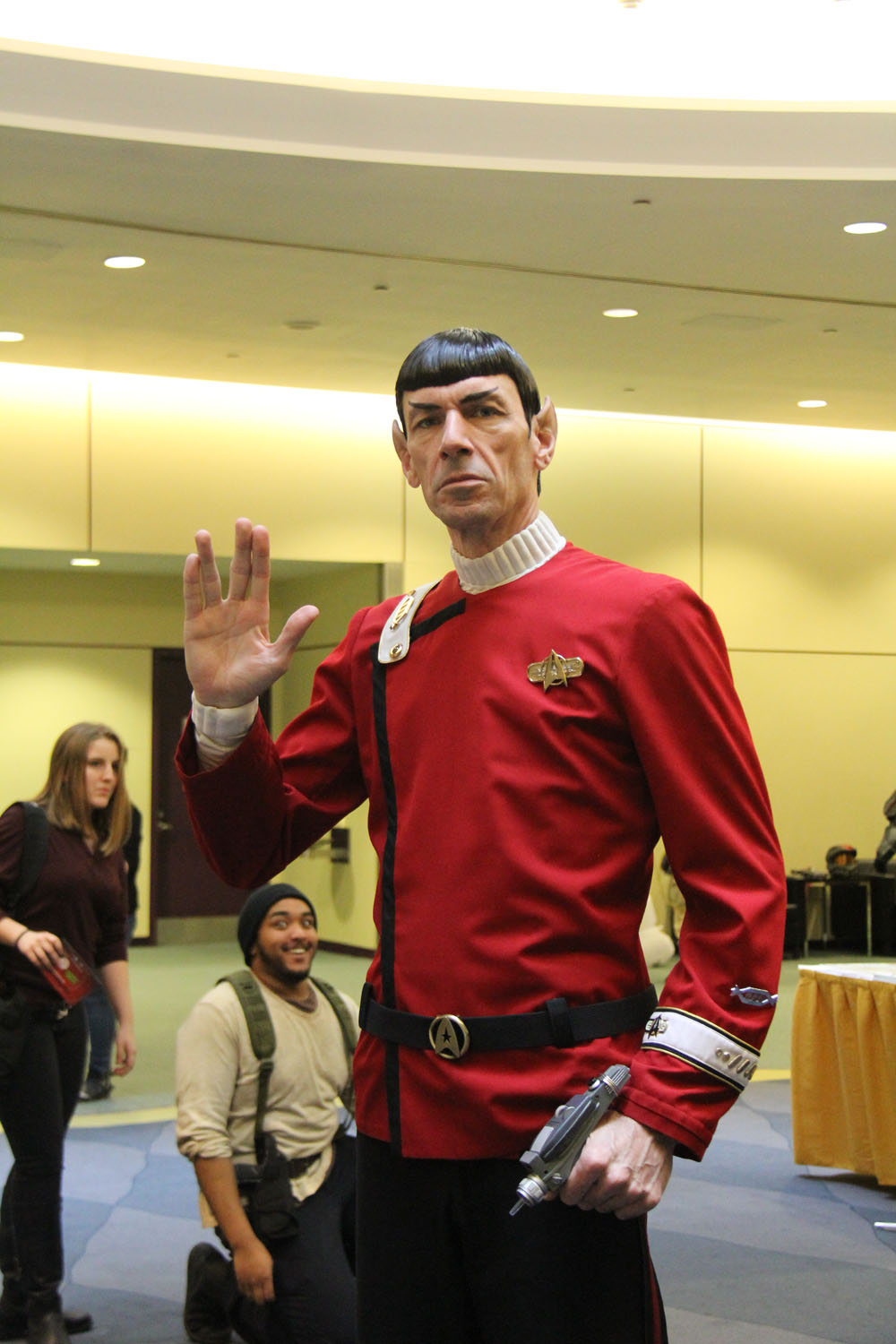 Cosplayer dressed as Spock