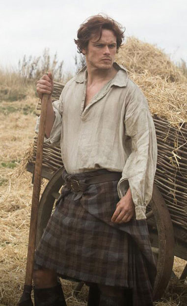 Sam Heughan in Outlander