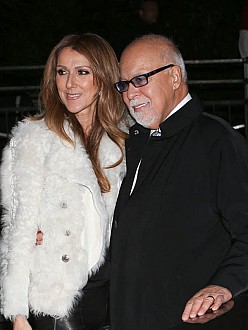 Celine Dion and Rene Angelil