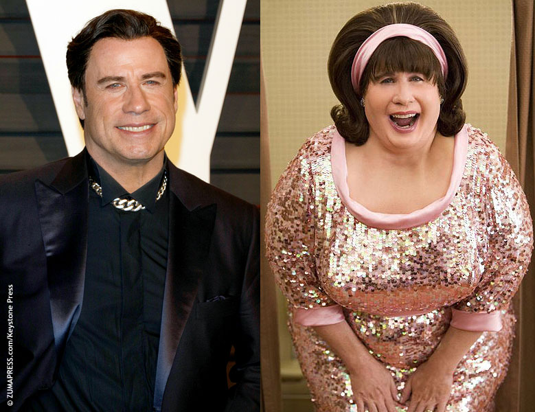 In 2007, John Travolta transformed into Edna Turnblad for his role as an overprotective mother in Hairspray. The look took five hours to complete, using extensive makeup and prosthetics. He even wore heels.