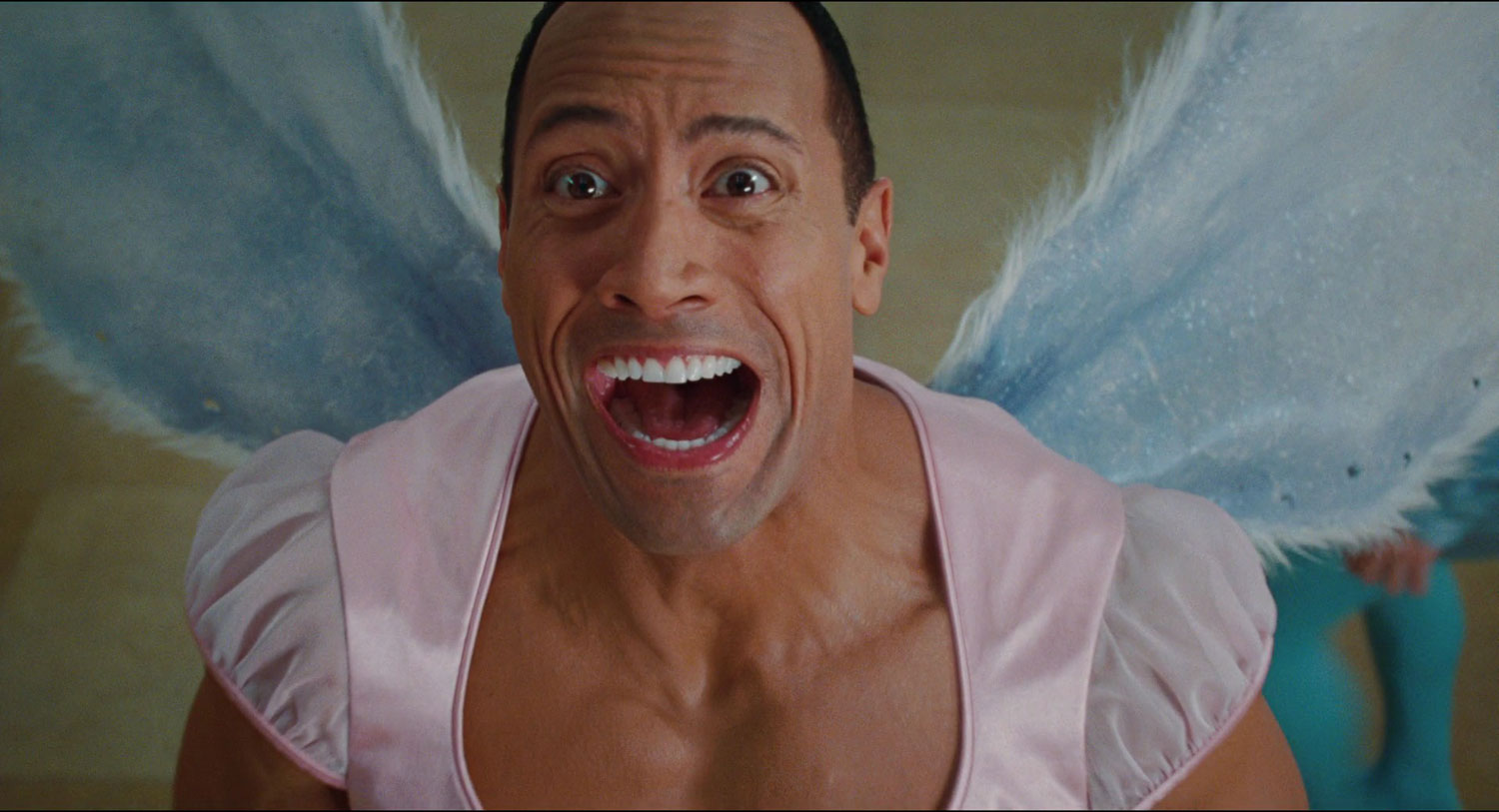 prompthunt: dwayne the rock johnson in eyebrow raise