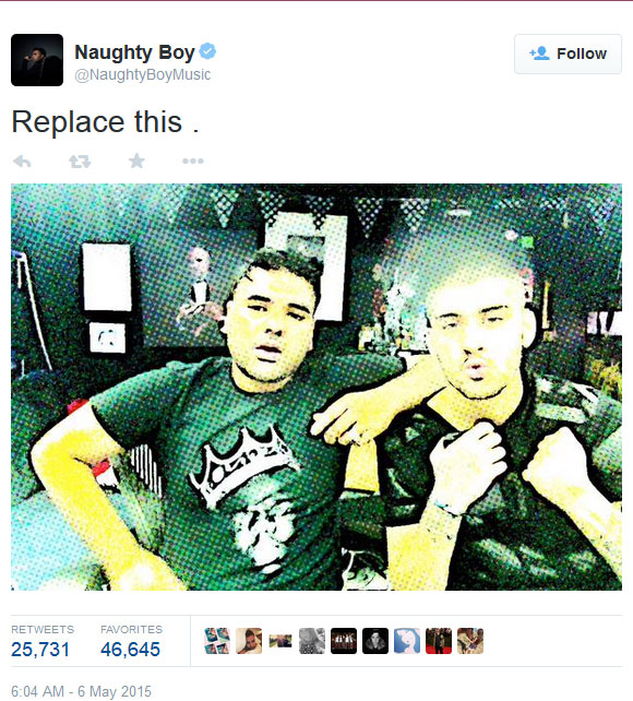 Naughty Boy on Twitter