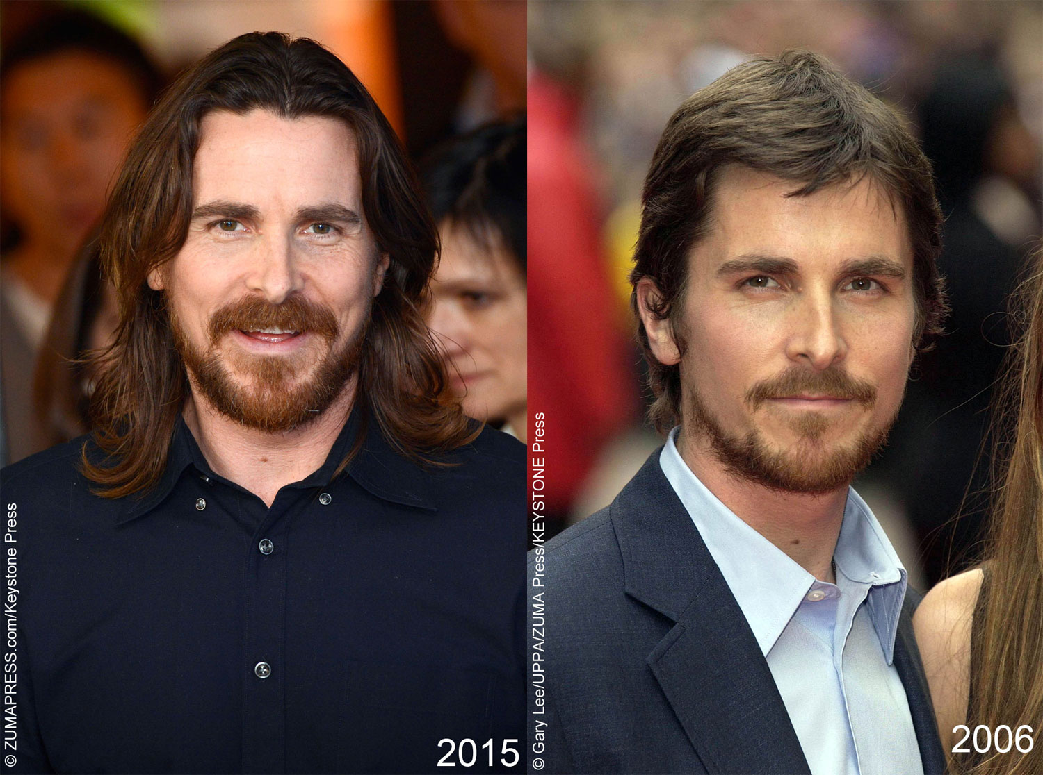 Christian Bale has changed a bit since he made his movie debut at age 13, but the Dark Knight star has proven time and time again that, like his acting, he is ageless. Christian keeps young by regularly working out and eating well. Occasionally he’ll gain a few extra pounds, but only for a role.