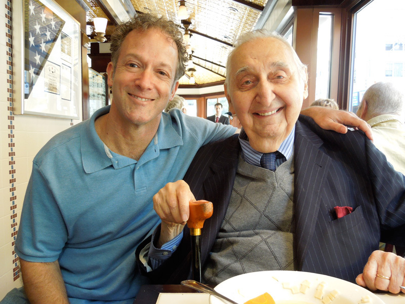 Erik Anjou and actor Fyvush Finkel