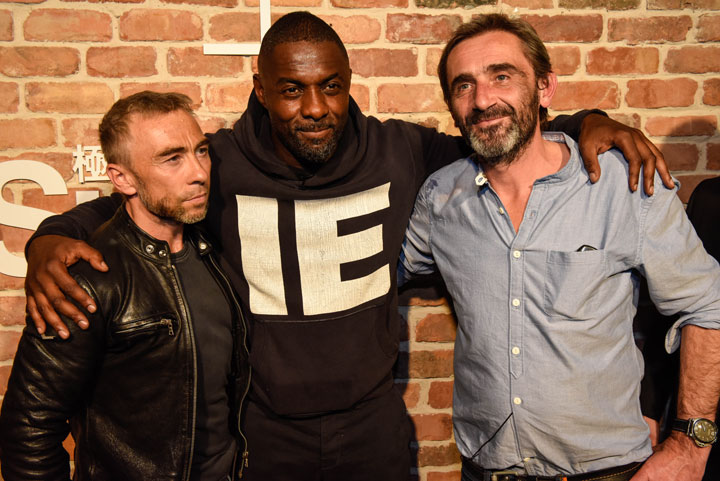 Idris Elba, James Holder and Julian Dunkerton