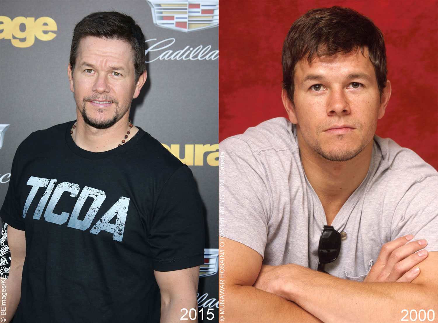 Mark Wahlberg has come a long way since his time as Marky Mark and the Funky Bunch. He’s one of the top stars in Hollywood now, but he still looks as good as he did at the beginning of his career.